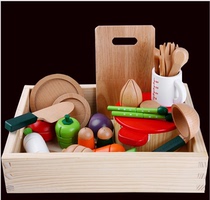Luxury big hot pot vegetable cut chele toy magnetic cut look childrens kitchen home play set