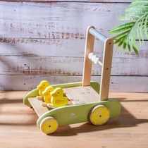 ToyWoo Kids Toy Wooden Walker Girl Growing Gift Baby Trolley Kids Over Home Boys
