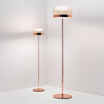 Nordic glass cover floor lamp light luxury creative model room living room bedroom Study Hall LED childrens room floor lamp