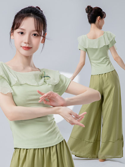 여성의 여름을위한 클래식 댄스 의상 새로운 스타일 분리 가능한 나비 스 플라이 싱 메쉬 단락 최고의 중국 댄스 연습 공연 의상 여성의 여름을위한 클래식 댄스 의상 새로운 스타일 분리 가능한 나비 스 플라이 싱 메쉬 단락 최고의 중국 댄스 연습 공연 의상