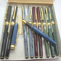 Old Pen Original Factory Yongsheng Happy 2007 Iridium Pen Practice Mingzao Spiral Cap 12 Faces 94 Years Inventory
