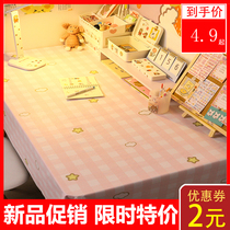 Cute girl heart tablecloth waterproof and oil-proof disposable anti-hot desk ins student Net Red meal coffee table pvc table mat