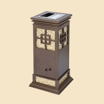 Chinese trash can Hotel lobby hall Retro ashtray Peel bucket Vertical office building elevator entrance corridor code