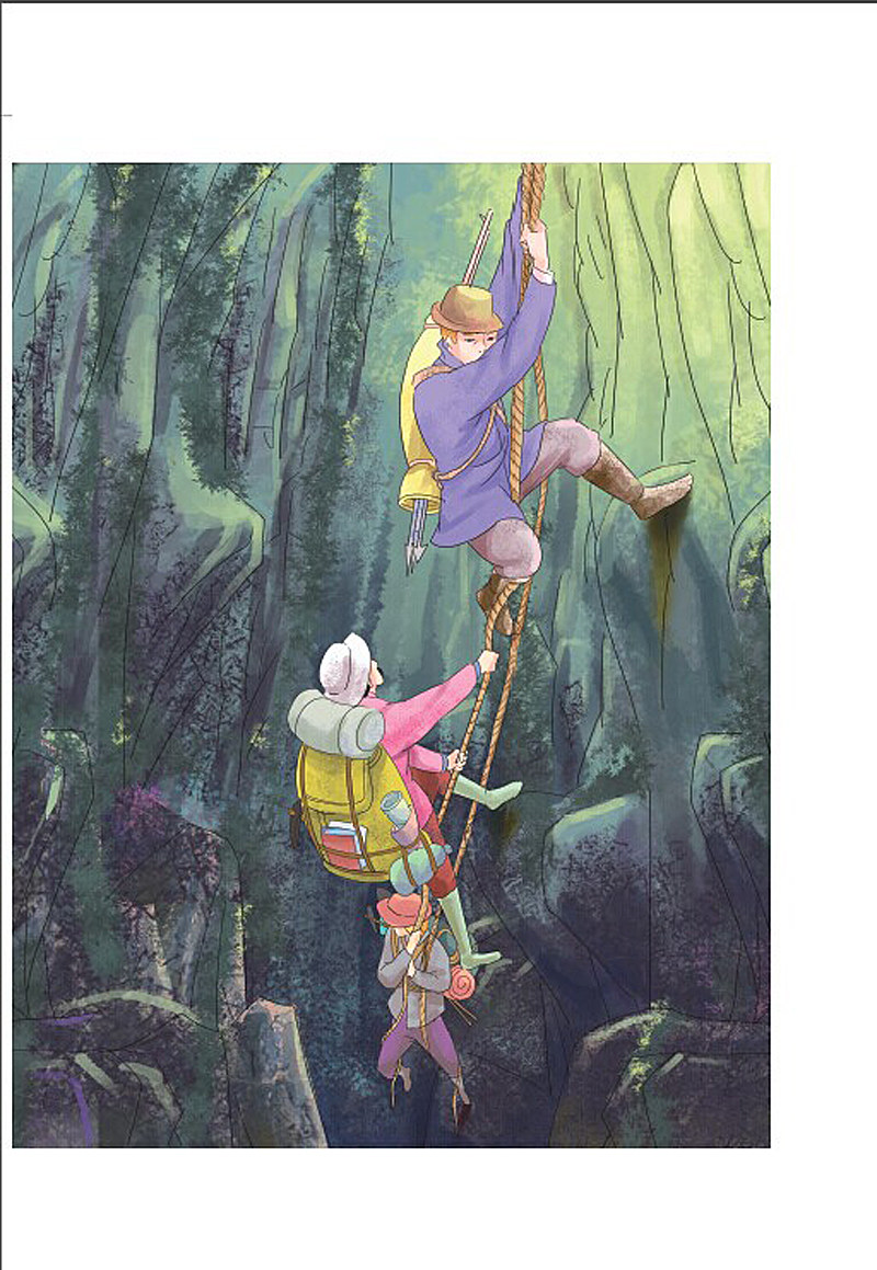 地心游记 (青少彩绘版 新课标名著小书坊)