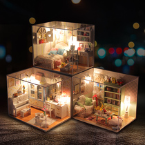 Hongda childrens toys Girls live house doll house 7-9-12 years old Puzzle 8-10 Primary School Day Childrens Day