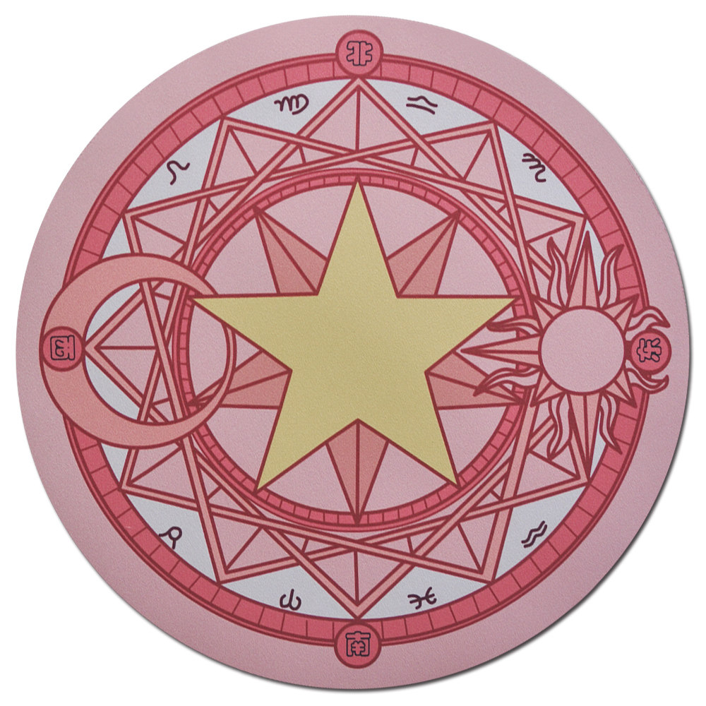 百变小樱魔法阵超大圆形鼠标垫