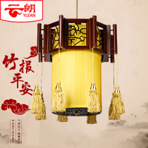 Chinese Antique Solid Wood Palace Lamp Lantern Chandelier Restaurant Hotel Balcony Entrance Gate Outdoor Decorative Lamps