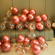 Net Red Balloon Macaron Decoration Wedding Creativity Arranged Wedding Wedding Wedding House Birthday Romantic Gems Red Balloons