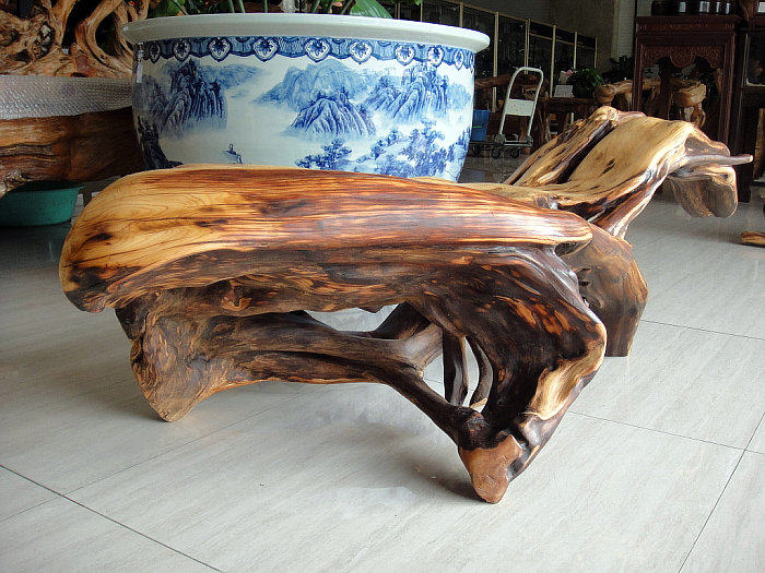 崖柏木雕件油线老料 家居摆件长条板凳贵妃椅坐墩子养生崖柏家具