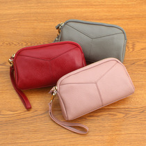 Middle-aged womens bags elderly large-capacity mothers leather coin purses grocery shopping bags mobile phone bags leather clutches