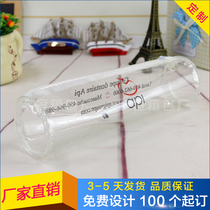 Transparent pvc pen bag customised zipper Sewn Stationery Bag minimalist Large-capacity lengthened Pencil Bag Customisation