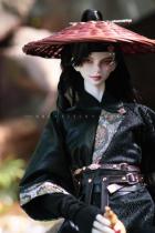 (After Sales Show) (Yiyun) BJD 30% Uncle Ancient Wind Stiffness With Martial Arts Suit Round Collar Gown
