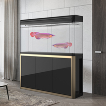 Net red medium and large ultra-white glass fish tank living room household lazy people water-free ecological creative fish tank landscape fish tank