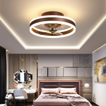 Bedroom ceiling fan lamp Restaurant balcony LED energy-saving variable frequency band lamp ceiling fan Ultra-thin household invisible ceiling fan lamp