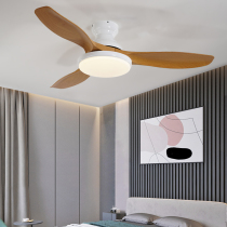 Nordic ultra-thin ceiling fan lamp Dining room living room bedroom simple light lamp Ceiling fan LED silent household fan lamp