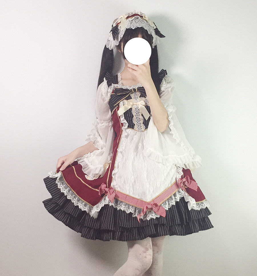 日系软妹服baby药箱洛丽塔夏装lolita十字架蕾丝jsk吊带连衣裙子