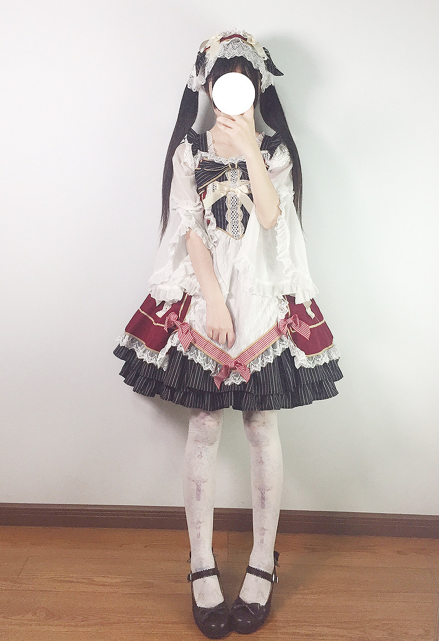 日系软妹服baby药箱洛丽塔夏装lolita十字架蕾丝jsk吊带连衣裙子