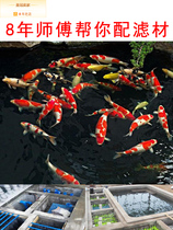 (professional customization)Large-scale engineering fish pond filter material package Villa Koi pond filter tank filter material combination