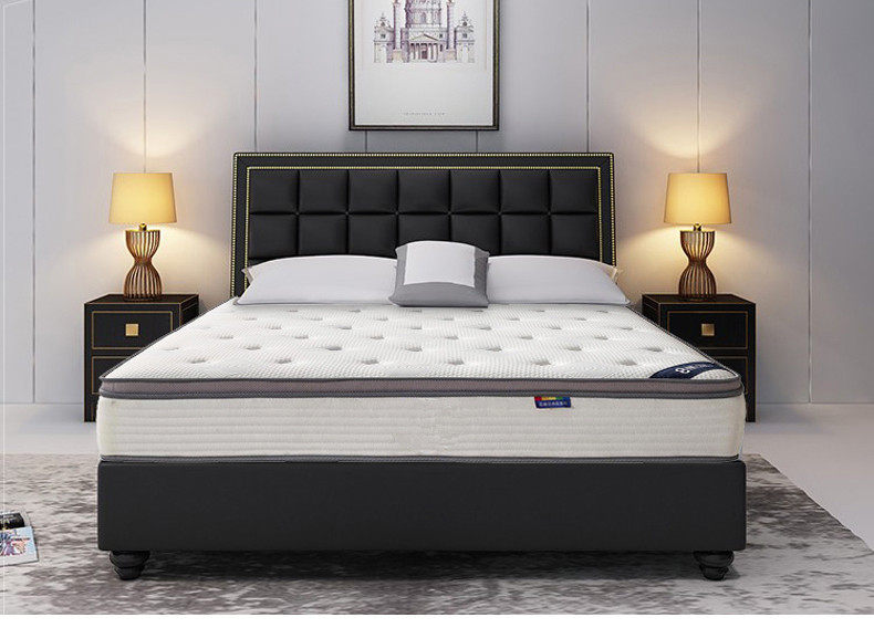 睡宝床垫 席梦思天然乳胶1.5米1.8m弹簧床垫椰棕软硬两用新款