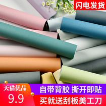 Bedroom wallpaper Self-adhesive warm girl wallpaper dormitory ins Forest department bedroom college student dormitory household wall paper