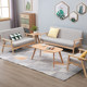 ອາພາດເມັນຂະຫນາດນ້ອຍ sofa ງ່າຍດາຍເກົ້າອີ້ອິນເຕີເນັດສະເຫຼີມສະຫຼອງແບບ Nordic ງ່າຍດາຍ fabric ທີ່ທັນສະໄຫມແບບຍີ່ປຸ່ນໃຫ້ເຊົ່າຫ້ອງດໍາລົງຊີວິດຄູ່