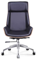 Computer chair Home office backrest chair Lifting swivel chair Comfortable sedentary office chair Leather fashion conference chair