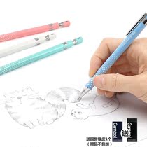 Japan KOKUYO national reputation ProtecXin cute wave point pen grip automatic pencil protection lead core not easy to break 0 5