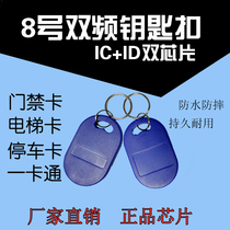 No. 8 dual frequency uid id5577 can repeat the repeated erasing of the block access control elevator one cartoon parking induction