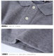 Autumn plus size pure cotton solid color fat lapel long-sleeved POLO shirt men's fattened t-shirt business loose polo shirt