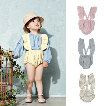 European Bebe Organic Girls shorts Baby children childrens summer thin linen cute and casual