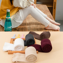 Children 90% Pants Girl Beats Bottom Pants Baby Socks Spring Autumn Money Pure Color Fairy Socks Baby Stockings Lace White
