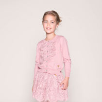 British Angels face female baby knitted cardigan jacket Autumn childrens baby wings sweater