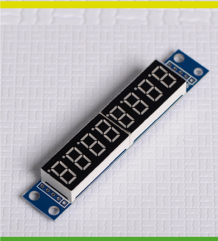 8位数码管显示模块max7219 led显示 支持级联八位串行3个io口控制