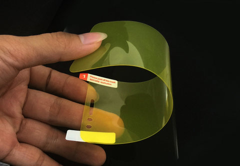 全屏纳米防爆膜 横空出世 杜绝了 【普通软膜】 异味大, 手感乾涩 ,孔