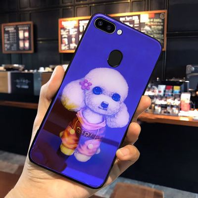 oppor15手机壳蓝光玻璃r15套oppo梦境版男女款全包防摔硅胶网红潮_大