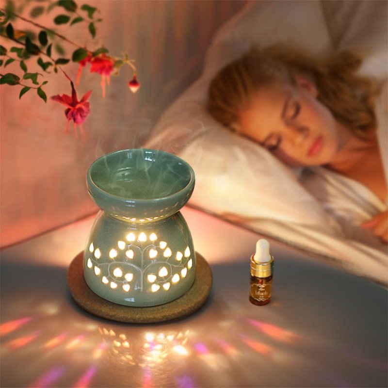 lifiniti香薰灯精油灯插电卧室家用精油香熏静音陶瓷熏香机香薰炉