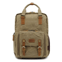 Carrel new canvas camera bag shoulder casual multi-function large capacity shadow bag DSLR digital camera backpack