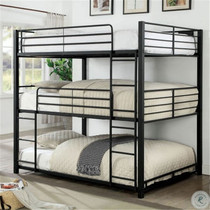 Three-person shelf bed upper and down sleeping children students up and down bed staff dormitory high and lower upper and lower three-story bed adult iron