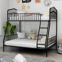 Two - layer bed up and down bed Mathematically 1 5 m childrens bed Iron and low - bed double - bed adult elevated bed