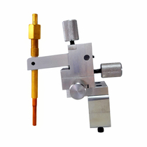 Factory direct sales of argon arc welding wire filling mechanism welding gun bracket welding bracket dovetail slide fine-tuning slider gun frame