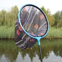 Nano aluminum alloy copy net head accessories anti-hanging copy net pocket fine eye fishing net bag fishing supplies full set