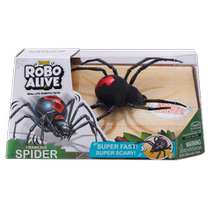 Big name spider toy simulation electric horror Black whole person spoof Black widow spider electric plush crawling