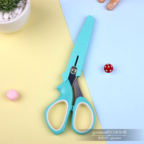 DAISO Japan big innovative left hand scissors left skimmer with stationery handmade stainless steel 13cm with sleeves