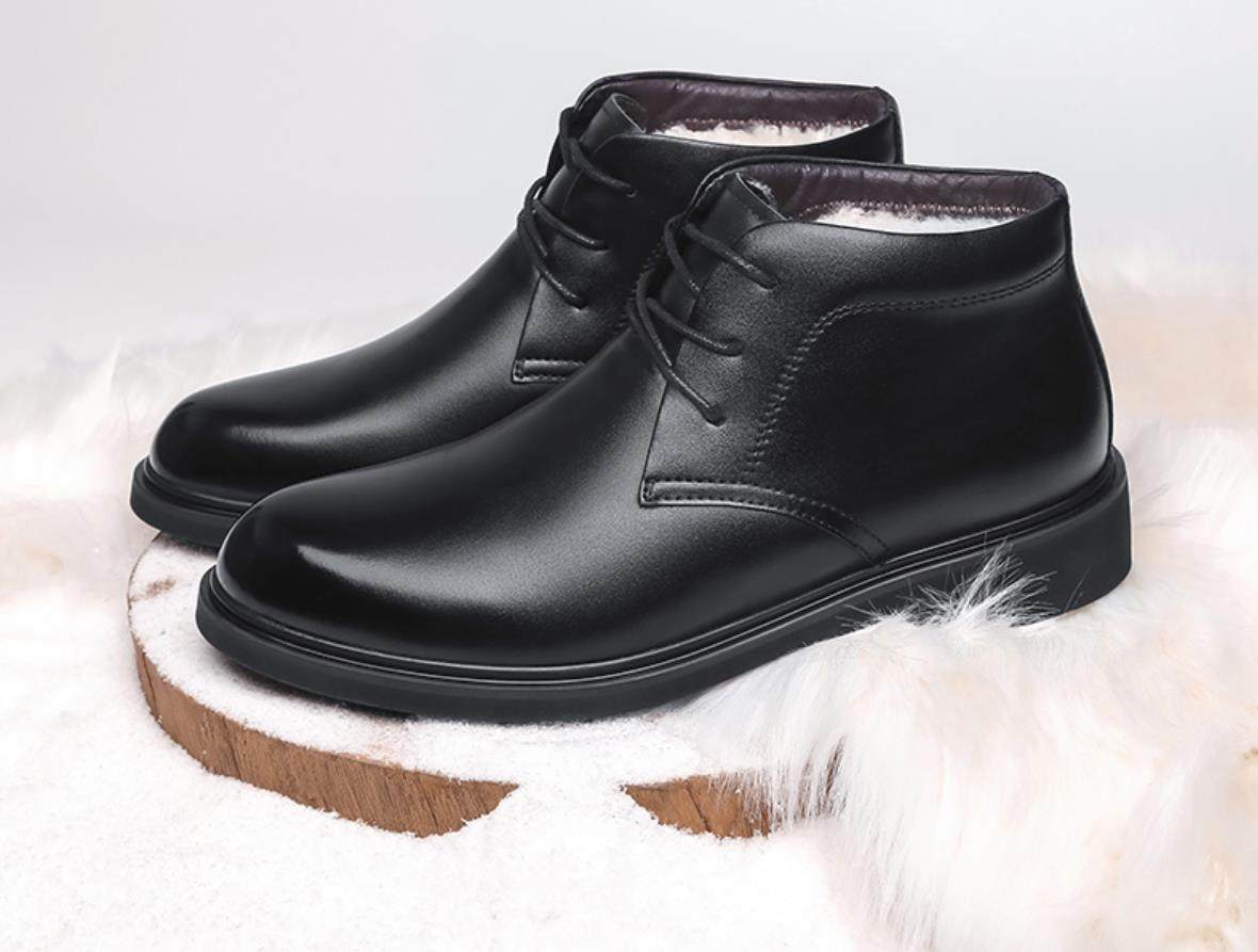秋冬换新恒源祥的羊毛鞋好适合送父亲
