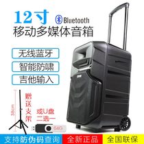 EDIFIER RAMBLER PP312 mobile Bluetooth audio Square DANCE K song trolley speaker outdoor microphone