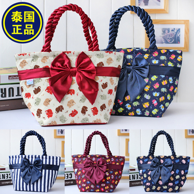 [背面双口袋] 2019新款正品泰国曼谷包nantita大象手提包 nb-52