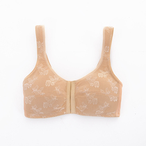 Postoperative special breast bra fake breast bra no steel ring front button fake breast cotton bra thin breathable