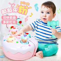 Baby playing Gopher childrens toys Music cake games for boys and girls Fruit knock knock music for toddlers puzzle 1-2 years old