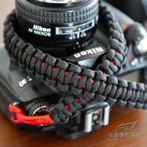 Original literary fan Micro single camera strap Telescope Hand rope lanyard Halter neck SLR shoulder strap 100cm
