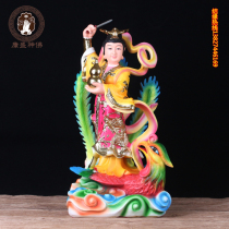 16-inch stepping Phoenix nine-day Mysterious Girl nine-day mysterious female woman religious Taoist Idol resin hand-painted process